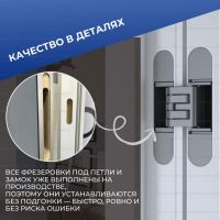 Фрезеровка скрытой двери