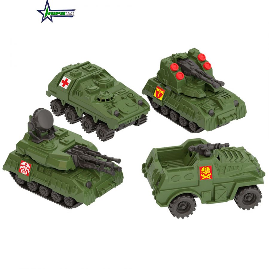 Военная серия мини 4 шт (в блистере)