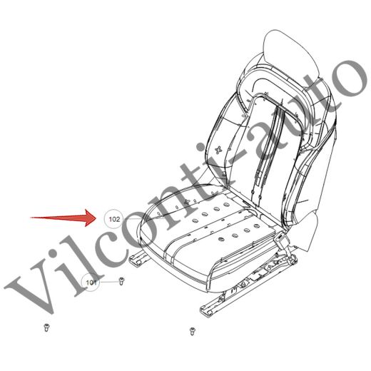СИДЕНЬЕ ПАССАЖИРА В СБОРЕ TANK 300 6900201XKM14A8P 100% ОРИГИНАЛ