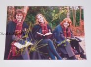 Автографы: Дэниэл Рэдклифф, Руперт Гринт, Эмма Уотсон. "Гарри Поттер"