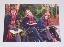 Автографы: Дэниэл Рэдклифф, Руперт Гринт, Эмма Уотсон. "Гарри Поттер"