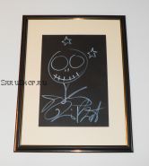 Автограф и рисунок: Тим Бёртон. Кошмар перед Рождеством. Редкость