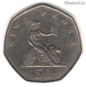 Великобритания 50 нов. пенсов 1969