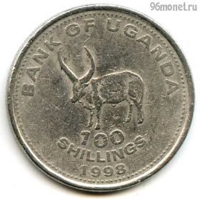 Уганда 100 шиллингов 1998