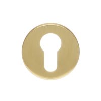 Накладка под цилиндр Extreza CYL-R16 матовая латунь глянец