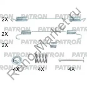 Монтажный к-т задних тормозных колодок 228mm Duster