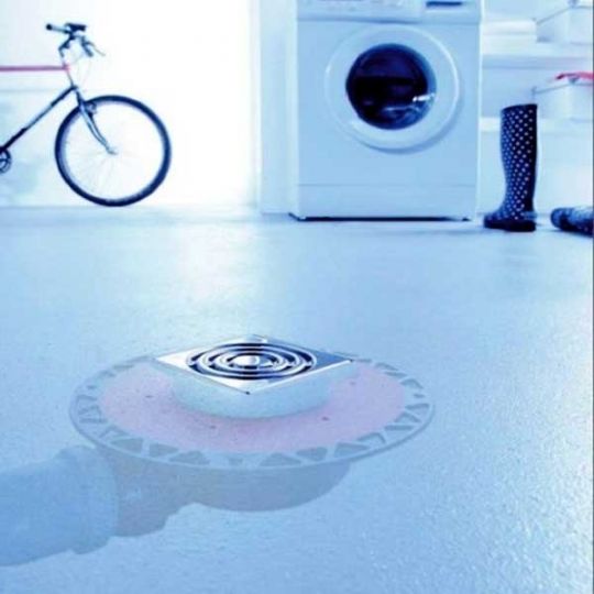 Трап для душа TeceDrainpoint S110 3601100 низкийдекоративной решеткойфланцем схема 3