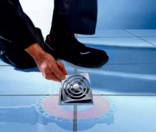 Сифон для душевого трапа TeceDrainpointDN100 3607500 без декоративной решетки схема 4