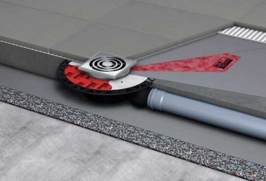 Сифон для душевого трапа TeceDrainpointDN100 3607500 без декоративной решетки схема 5