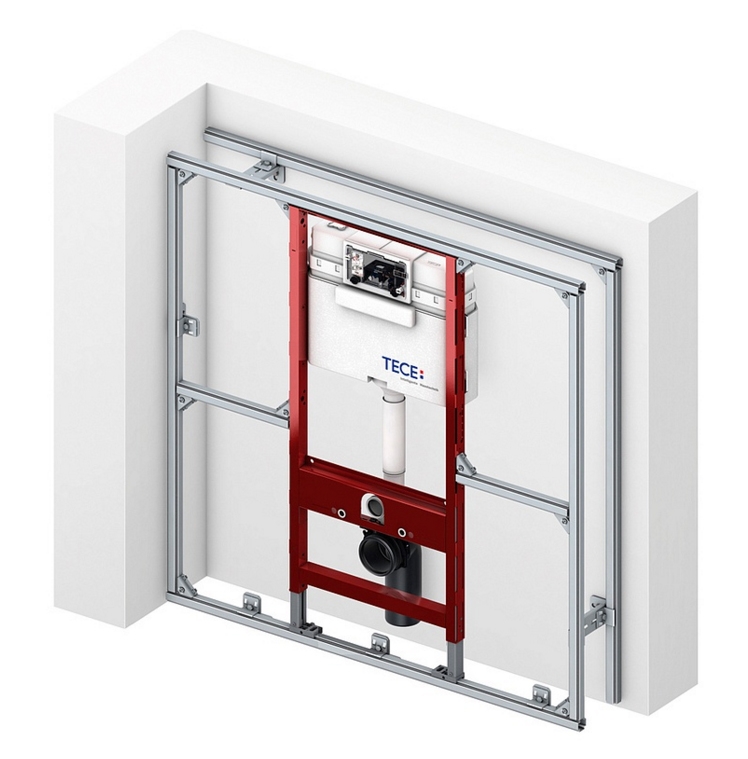 Инсталляция для унитаза TeceProfil 9300302 без кнопки смыва ФОТО