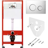 Инсталляция Tece TeceProfil K440921 для подвесного унитазакнопкой смыва схема 1 Инсталляция Tece TeceProfil K440921 для подвесного унитазакнопкой смыва схема 1