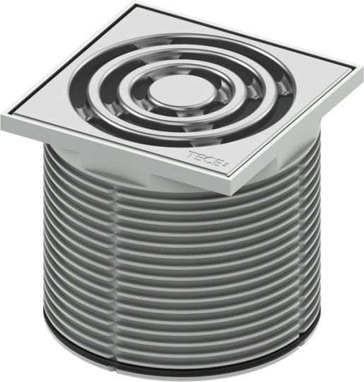 Трап для душа TeceDrainpoint 110 KDP-S110решеткой Хром схема 3