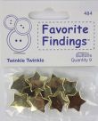 фото Пуговицы для творчества FAVORITE FINDINGS Мерцание (звезды) BLUMENTHAL LANSING (550000484)