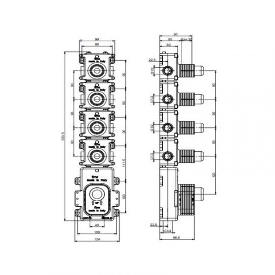 Fima Carlo Frattini для ванны/душа F2464