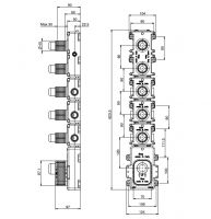 Fima Carlo Frattini для ванны/душа F2464/1 схема 2