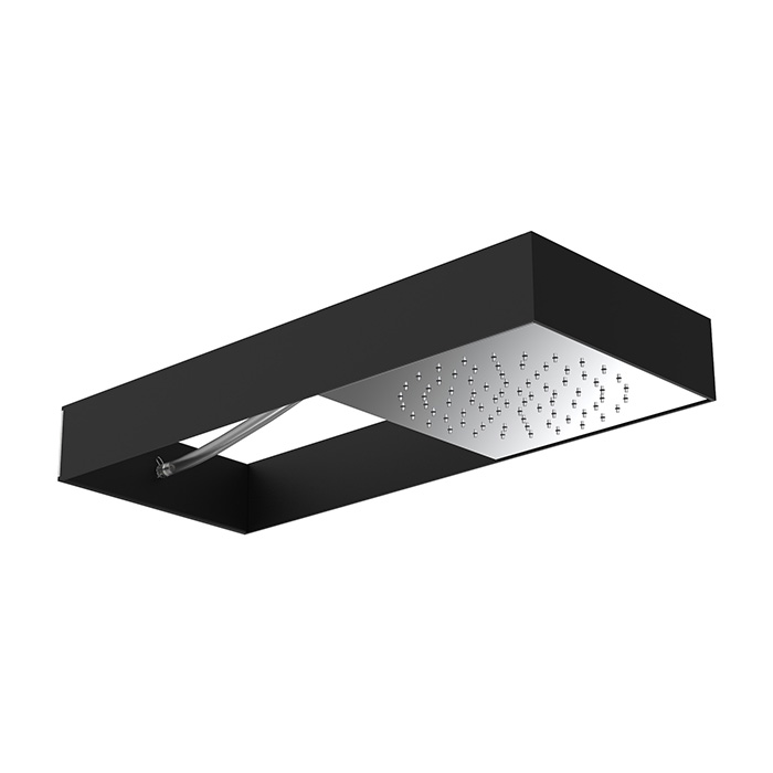 Прямоугольный тропический душ Fima - carlo frattini Wellness настенный F2991NINOX 61,6 х 26,1 цена от 79 769 ₽ Фото Прямоугольный тропический душ Fima - carlo frattini Wellness настенный F2991NINOX 61,6 х 26,1