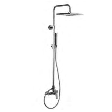 Душевая стойка с тропическим душем Fima - carlo frattini Wellness F3385/2 схема 2 Душевая стойка с тропическим душем Fima - carlo frattini Wellness F3385/2 схема 2