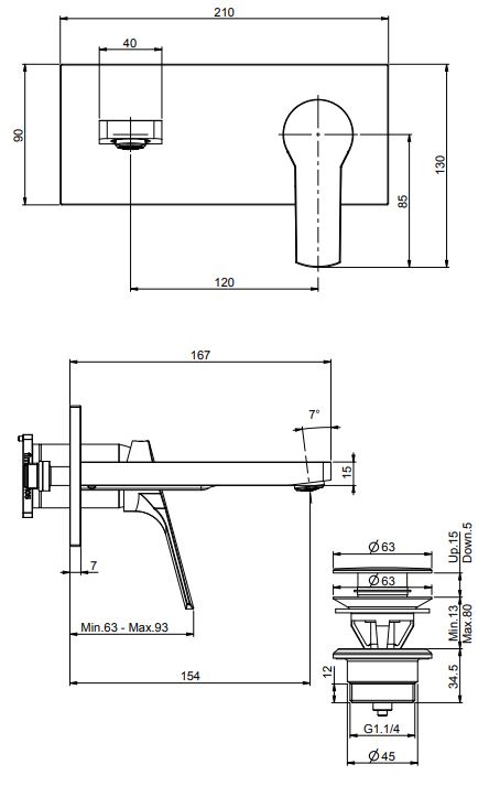 Fima carlo frattini Serie 4 смеситель для раковины F3760WX5 цена от 34 454 ₽ Фото Fima carlo frattini Serie 4 смеситель для раковины F3760WX5