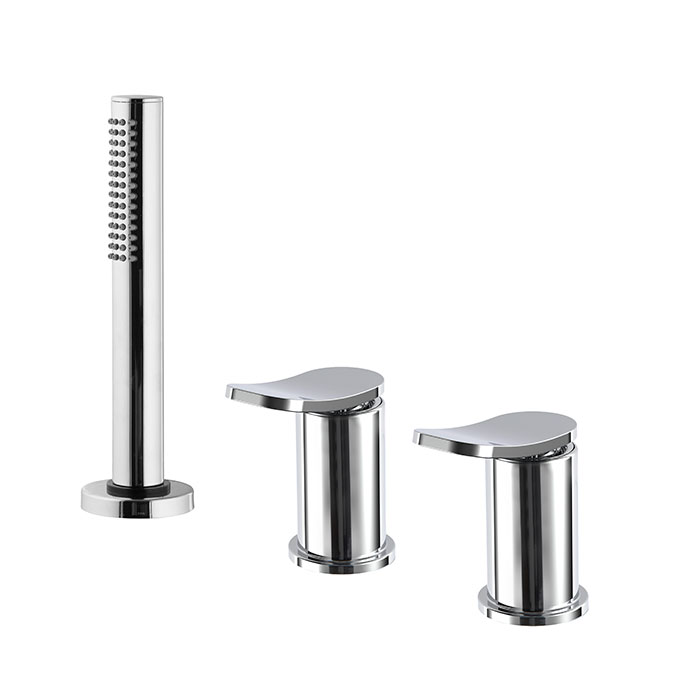 Смеситель к борту ванны Fima carlo frattini Flo F3814/1N