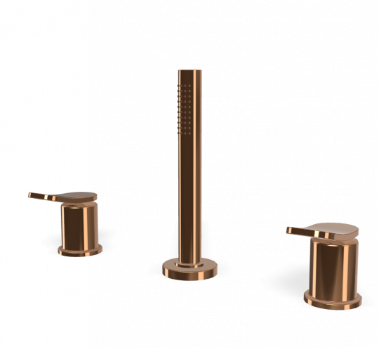 Смеситель к борту ванны Fima carlo frattini Flo F3814/1N схема 12