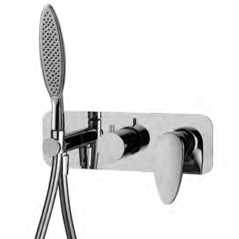 Смеситель для ванны и душа Cмеситель для ванны с душем Fima carlo frattini Eclipse F3999NX2 схема 2 Смеситель для ванны и душа Cмеситель для ванны с душем Fima carlo frattini Eclipse F3999NX2 схема 2