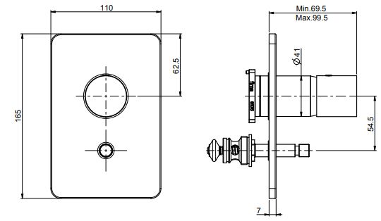 Изображение Fima carlo frattini Nomos go смеситель для ванны/душа F4169X2