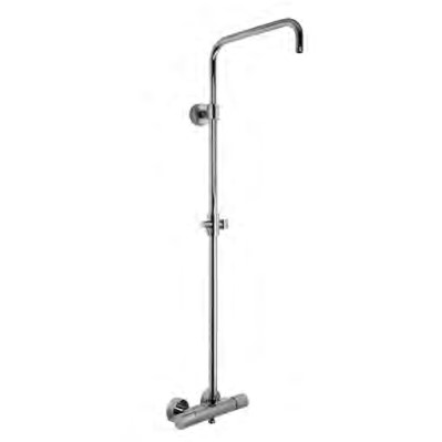 Настенная стойка для душа со смесителем Fima - carlo frattini Spillo Tech F4285TGCR цена от 160 767 ₽ Фото Настенная стойка для душа со смесителем Fima - carlo frattini Spillo Tech F4285TGCR