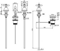 Fima carlo frattini Olivia смеситель для биде F5032 схема 2