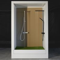 Внешний термостат Switch с душевой стойкой и ручной лейкой Fima - carlo frattini Switch F5930 схема 3