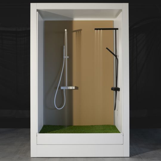 Внешний термостат Switch с душевой стойкой и ручной лейкой Fima - carlo frattini Switch F5930 схема 3