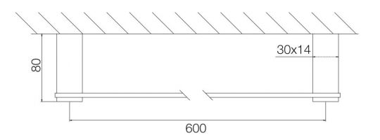 Fima - carlo frattini Quadra полотенцедержатель F6020/60 схема 2