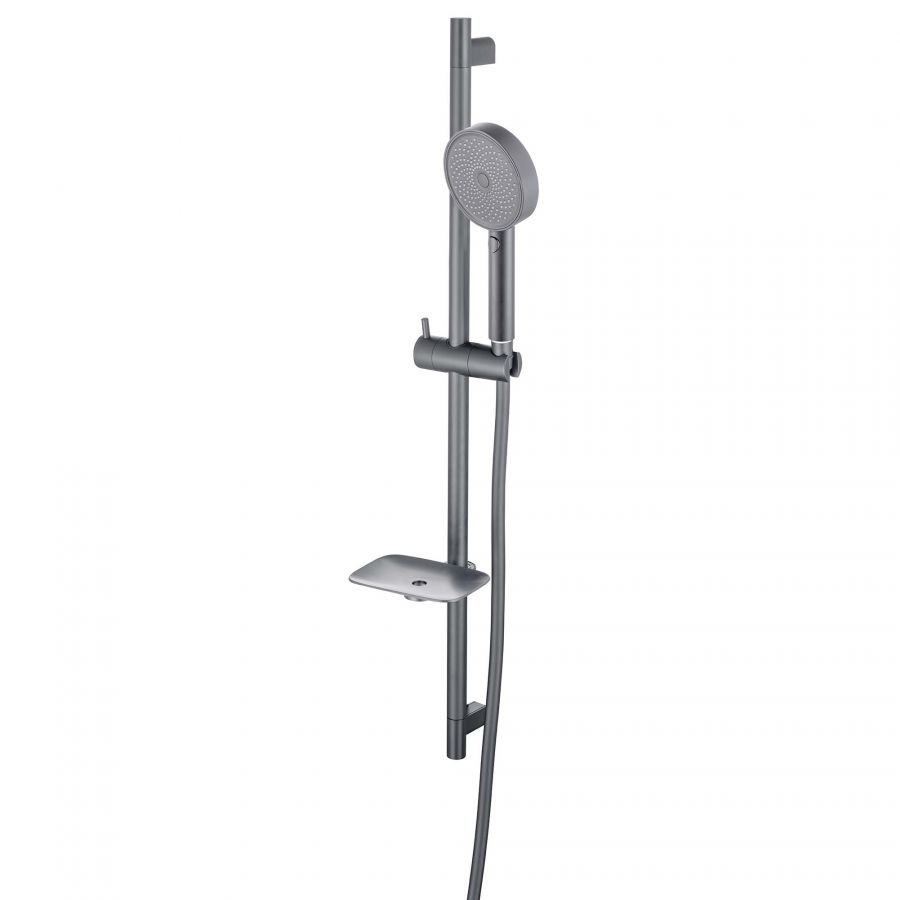 AQ2031BGM ВЕГА душевой гарнитур 3jet 73см, оружейная сталь