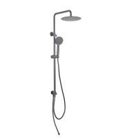 AQ2046BGM ВЕГА душевая система 3jet 250мм Reno, оружейная сталь