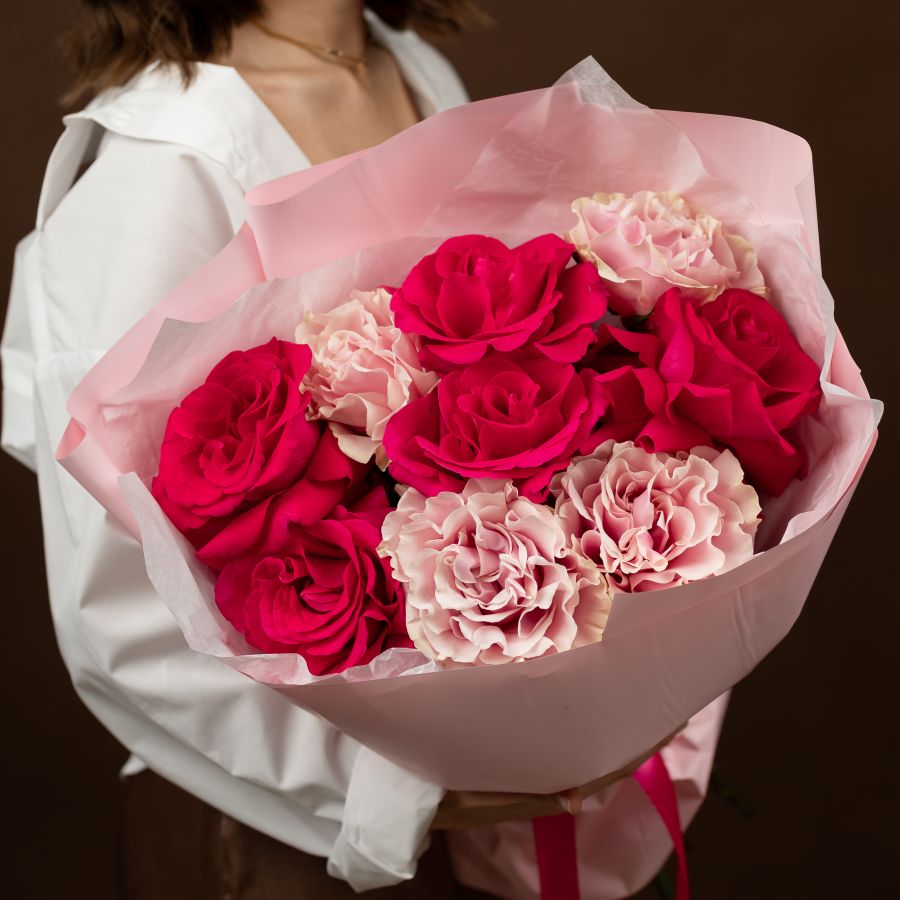 Букет из 9 французких роз