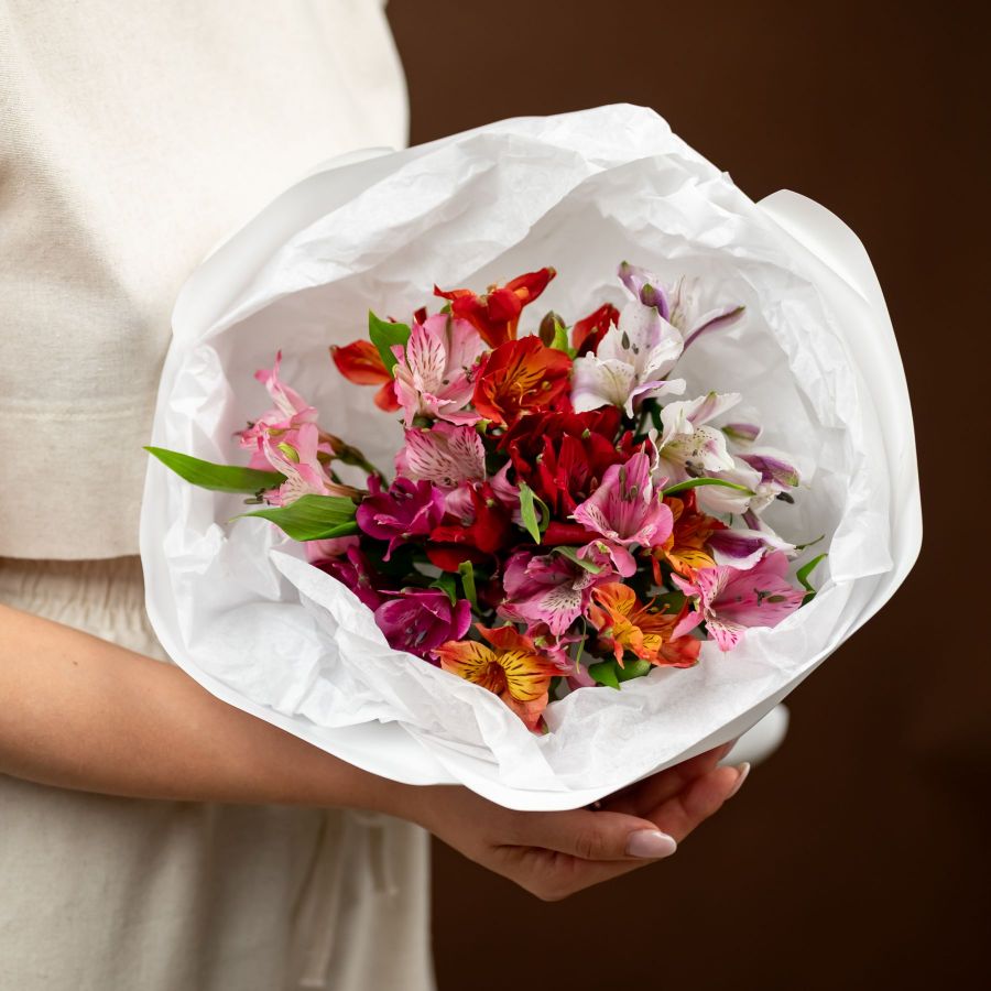 Букет летный из альстромерии от 7 шт