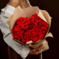 Букет из изысканных роз из сорта Нина от 5 шт. 60 см.