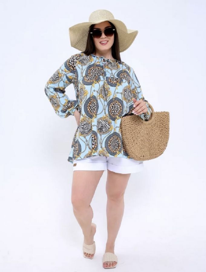 Туника девочки [Зеленая зебра]