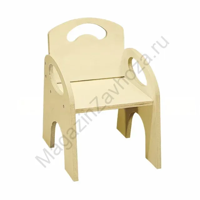 Стул детский Фанера НЕрегулируемый 111 - ЛАК