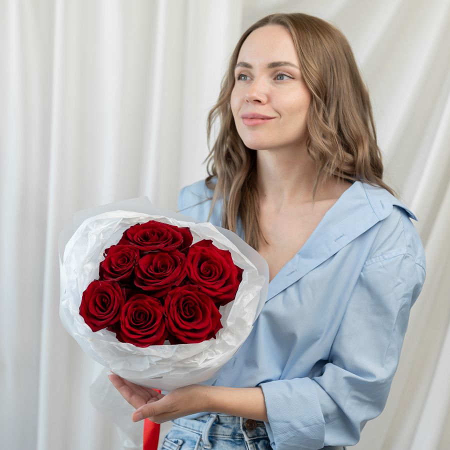 Розы Эквадор красные