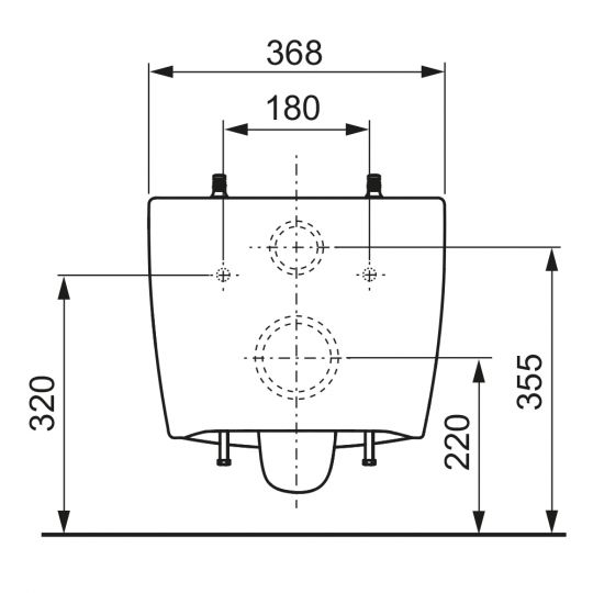 Унитаз TECE TECEneo 9700205 с функцией биде схема 6