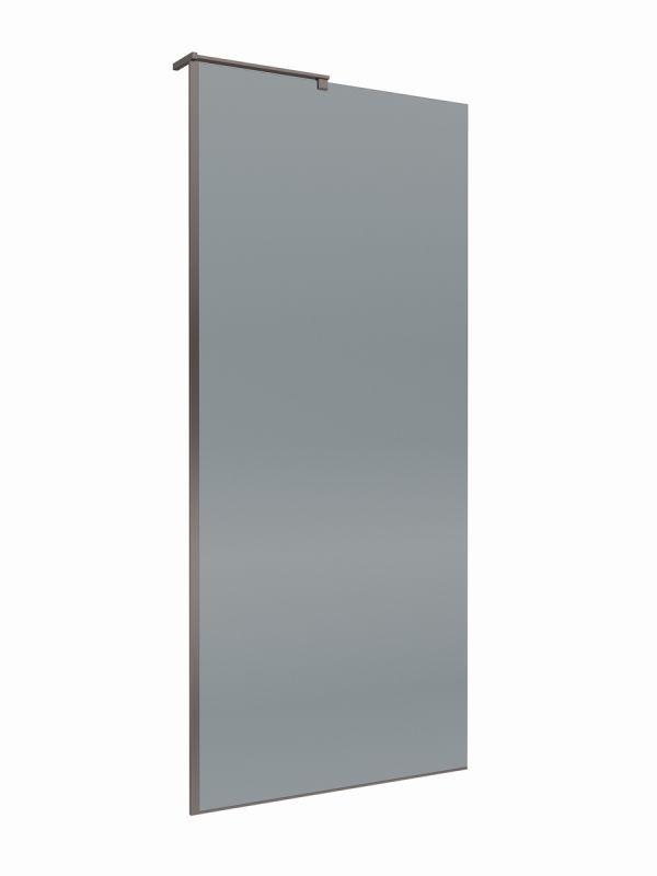 Душевая перегородка BelBagno UNO-L-1-TB-80-GR-GM 80x200