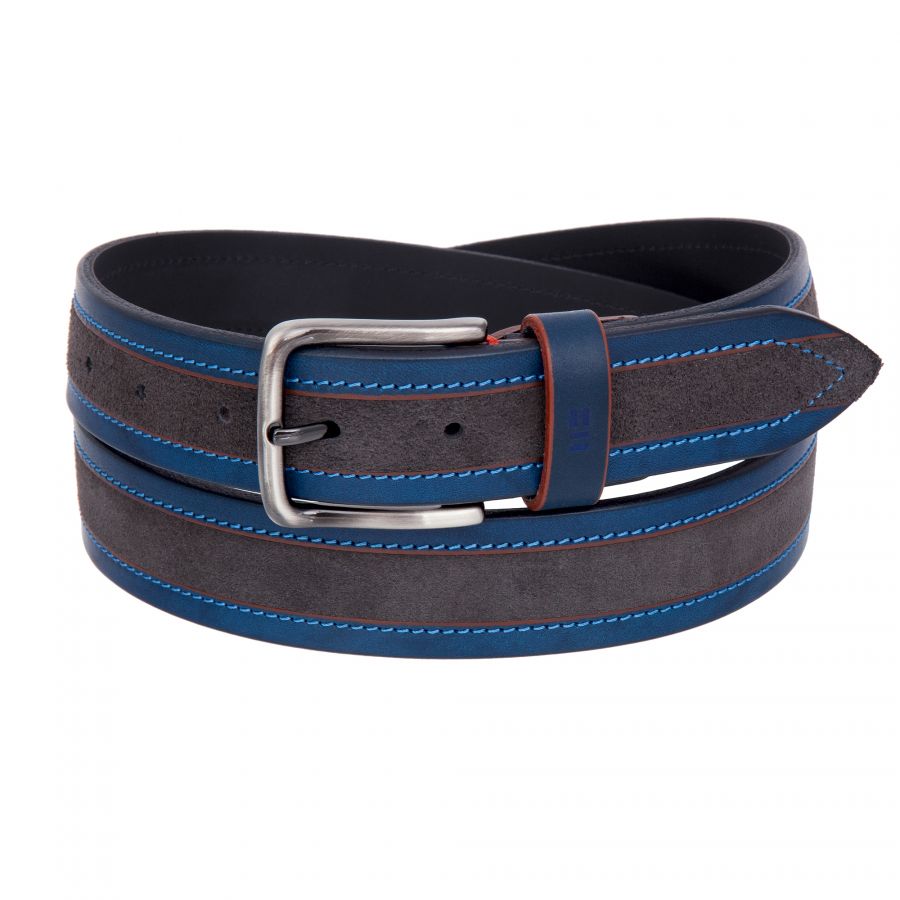 Ремень Miguel Bellido 810/35 2327 indigo blue 9