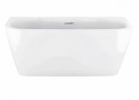 Ванна акриловая, пристенная, AQUATEK AQ-123778 АЛТЕЯ 1700*780*600 мм, В комплекте со сливом и ножками.Цвет: белый глянцевый.