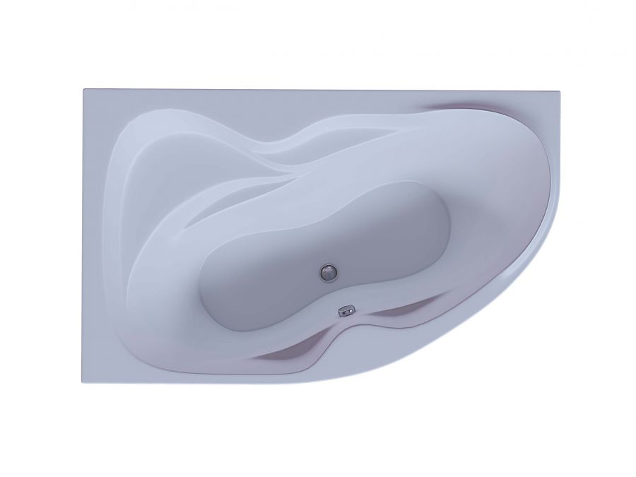 Акриловая ванна Aquatek Вега 170x105 асимметричная, левая, с каркасом, без гидромассажа