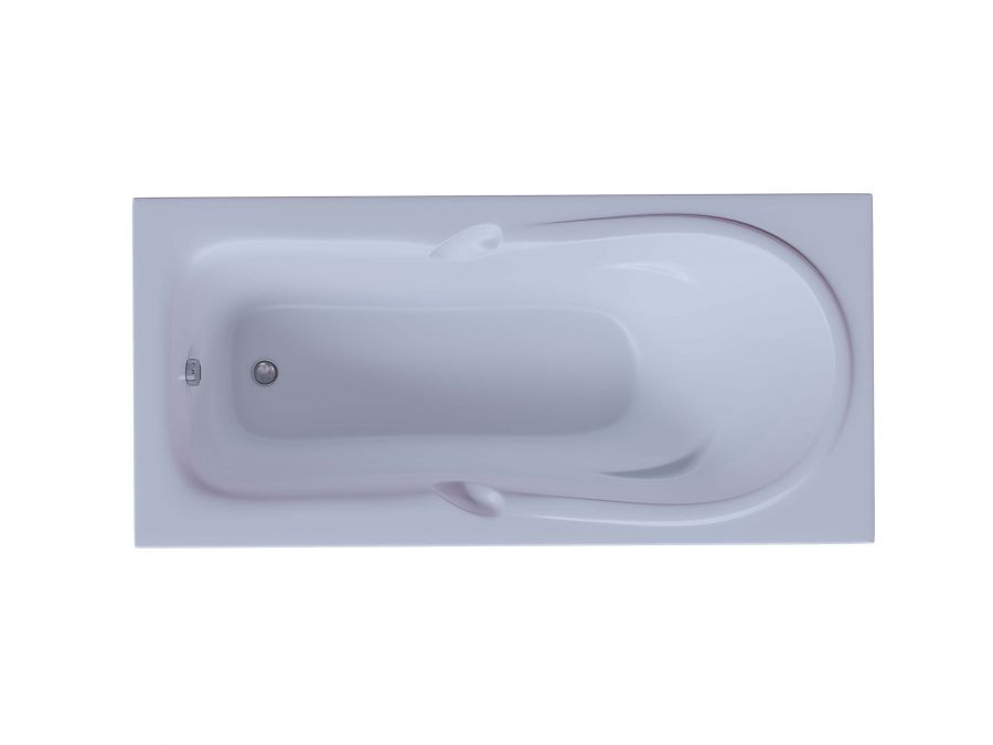 Акриловая ванна Aquatek Леда 170x80 прямоугольная, слив слева, с каркасом и экраном, без гидромассажа