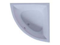 Акриловая ванна Aquatek Юпитер 150x150 угловая, универсальная, с каркасом и экраном, без гидромассажа