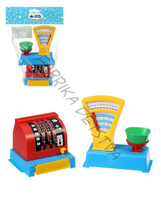 Игровой набор «Магазин», весы и касса