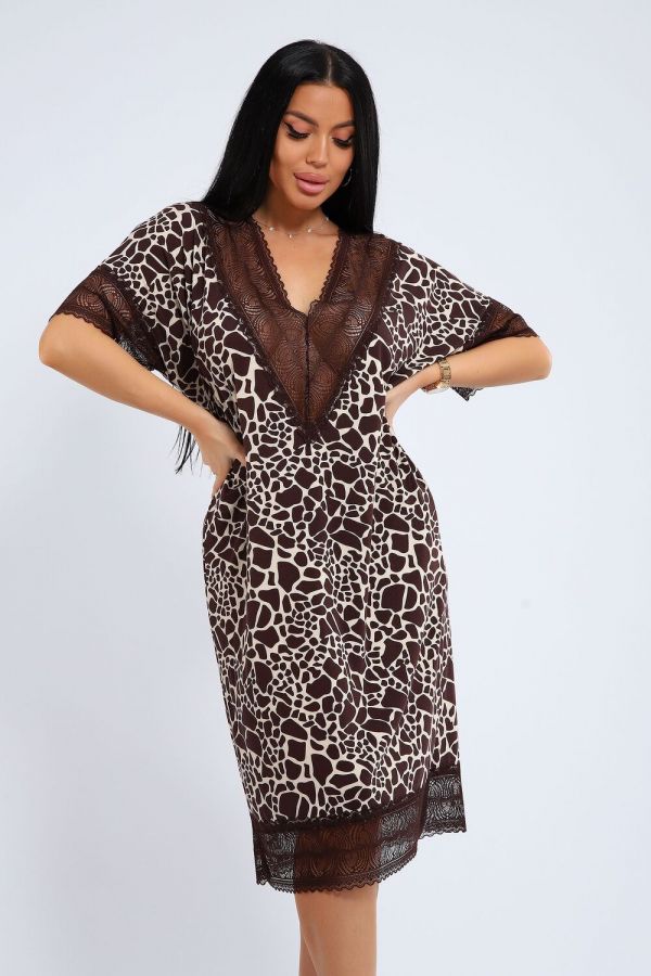 Сорочка СЖ-002 [коричневый]