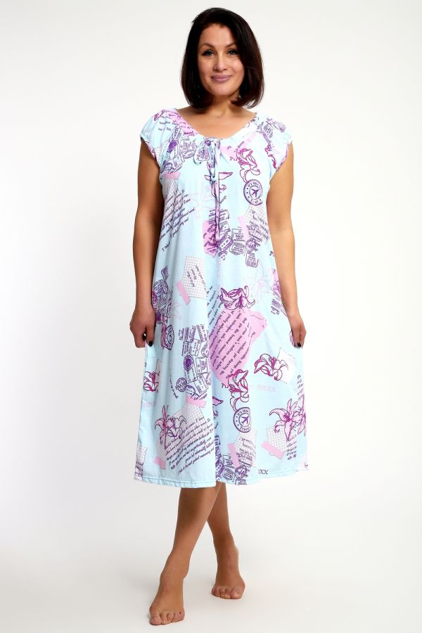 Сорочка 88131 [голубой]