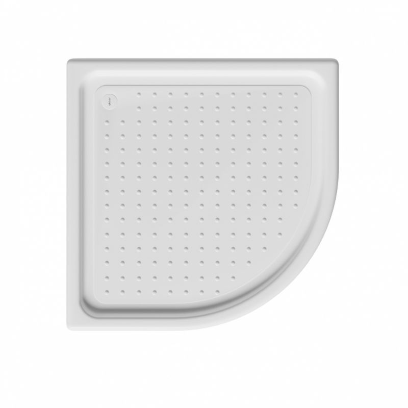 Душевой поддон ABBER AD3A080 80х80 четверть круга, акриловый, белый